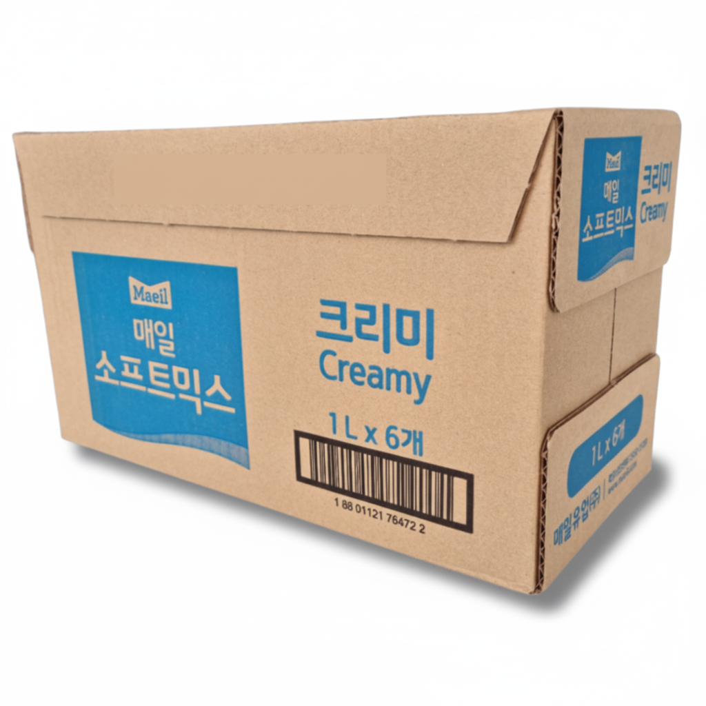 매일유업 매일 소프트믹스 크리미 1L x 6개 1박스 아이스크림 10%, 6개, 1L, 현재가 46,200원