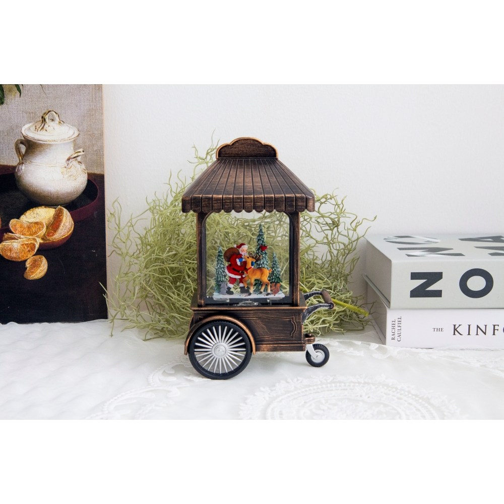 24022 앤틱 마차 크리스마스 오르골 led 스노우볼 무드등 크리스마스 소품 장식 선물 34,800원