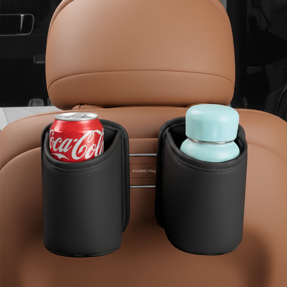 고오 공간활용 뒷자석 가죽 컵홀더, 검정색 1+1 12,610원