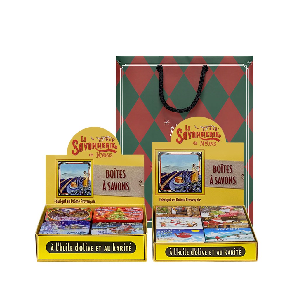 라 사본느리 드 니옹 프랑스 비누 노엘 10종 세트 + 쇼핑백 (100gx10), 1세트 89,000원