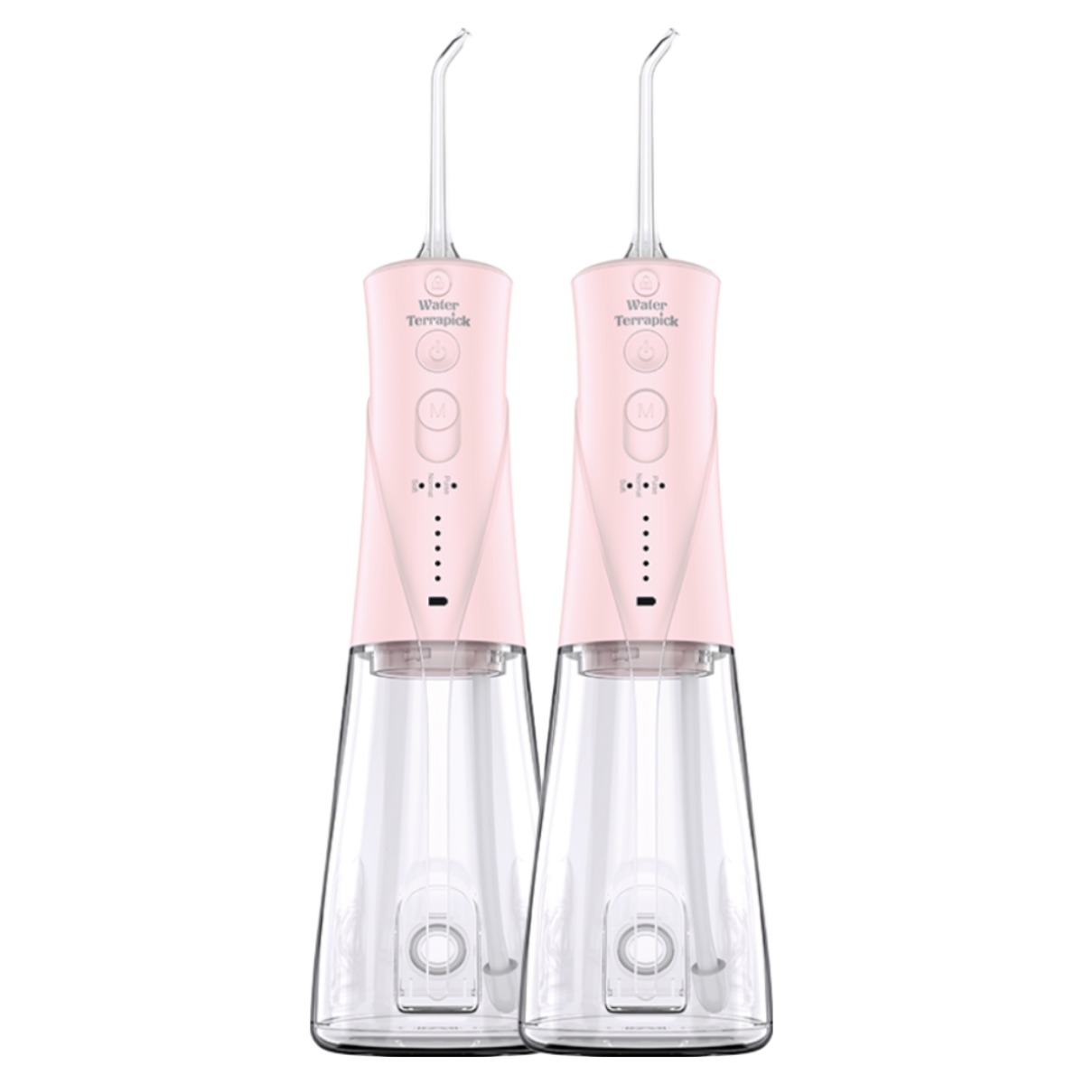 프로벨 구강세정기 휴대용 소형 1800회수압 +팁4개+프로벨본사보증서, 워터테라픽 코드리스 2개, 핑크 99,600원