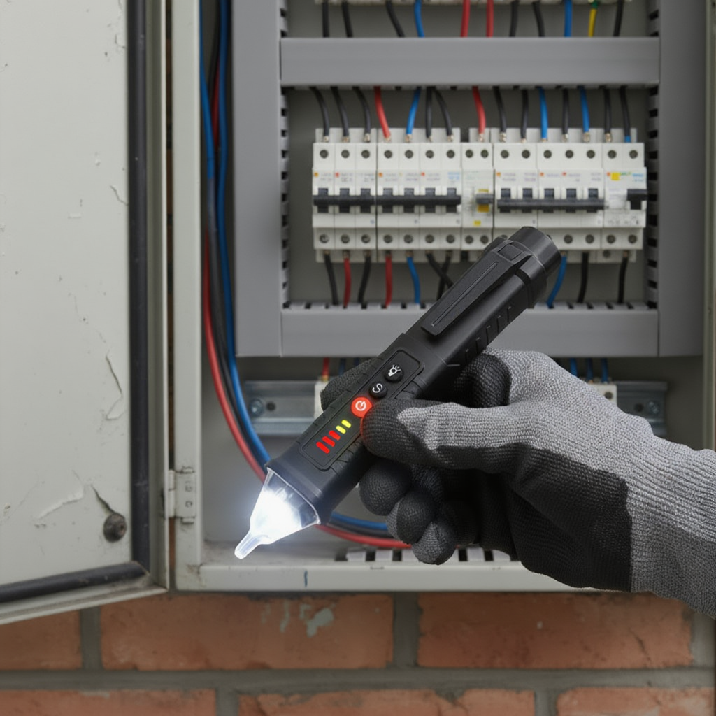 누블루 감도조절 비첩촉식 검전기, 1개 14,600원