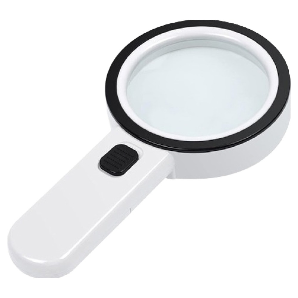 OON 휴대용 LED 돋보기 30배율 80mm, 화이트, 1개 11,400원