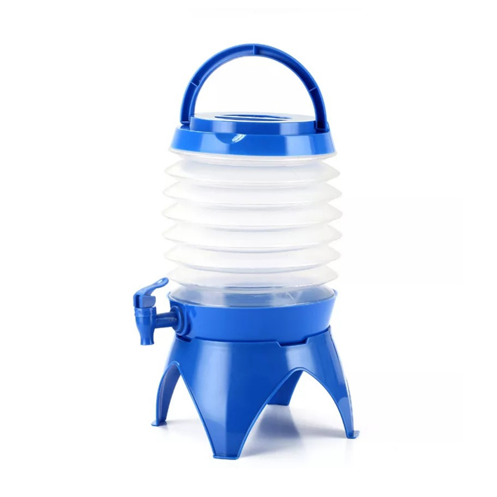 에코벨 야외 자바라 접이식물통 7.5L/생수통 약수통 식수통, 야외 자바라 접이식물통 7.5L 블루 5,430원