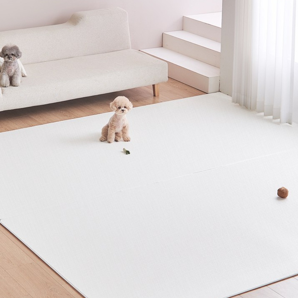 [1+1]피오르 반려동물 매트 방수 미끄럼방지 논슬립, 2개, 트위드 그레이 136,400원