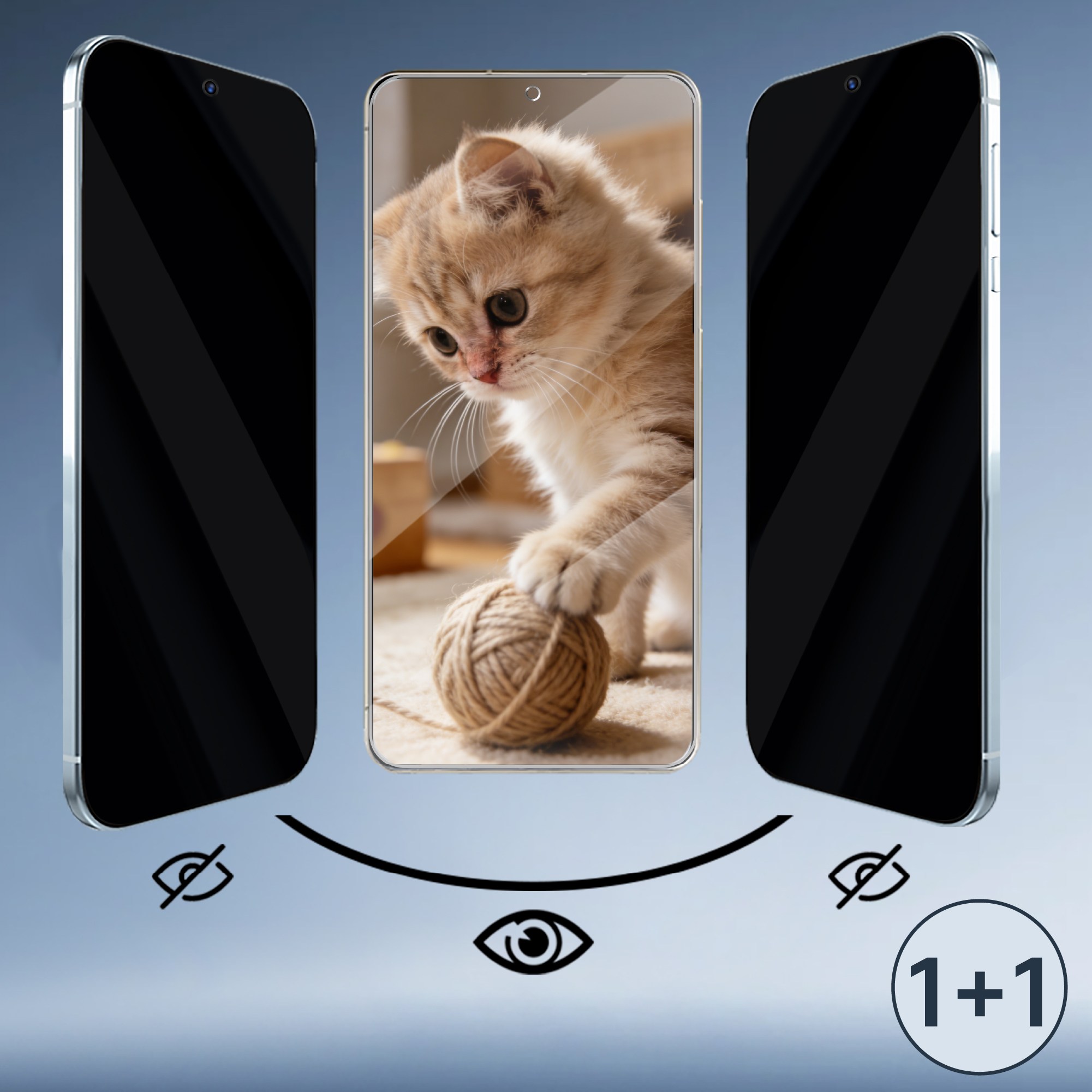 LUNOO 갤럭시 사생활 보호 강화유리 액정보호필름 지문방지 고화질 풀커버 2매입, 1세트 19,900원