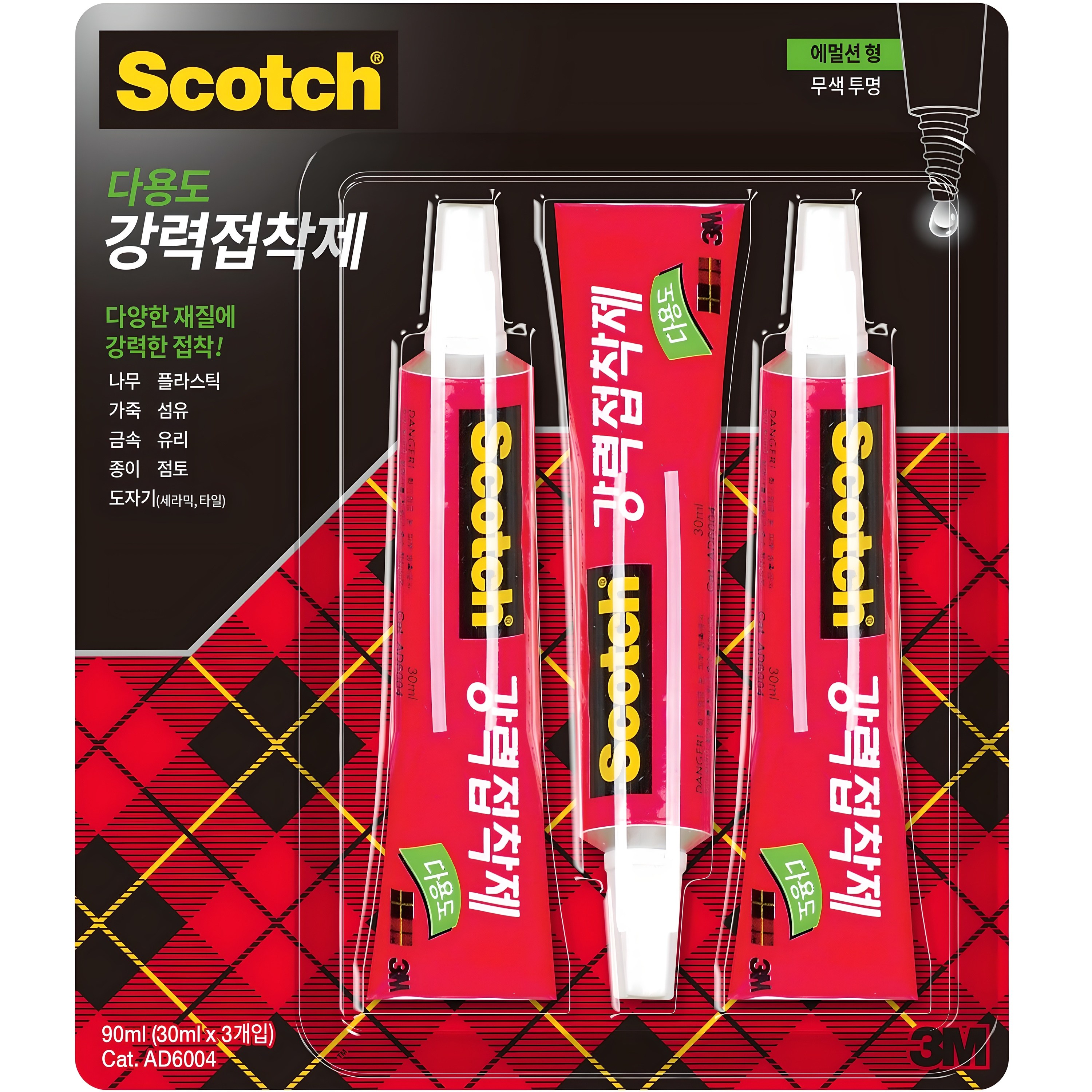 스카치 3M 다용도 강력접착제 에멀젼형 멀티팩 8,190원