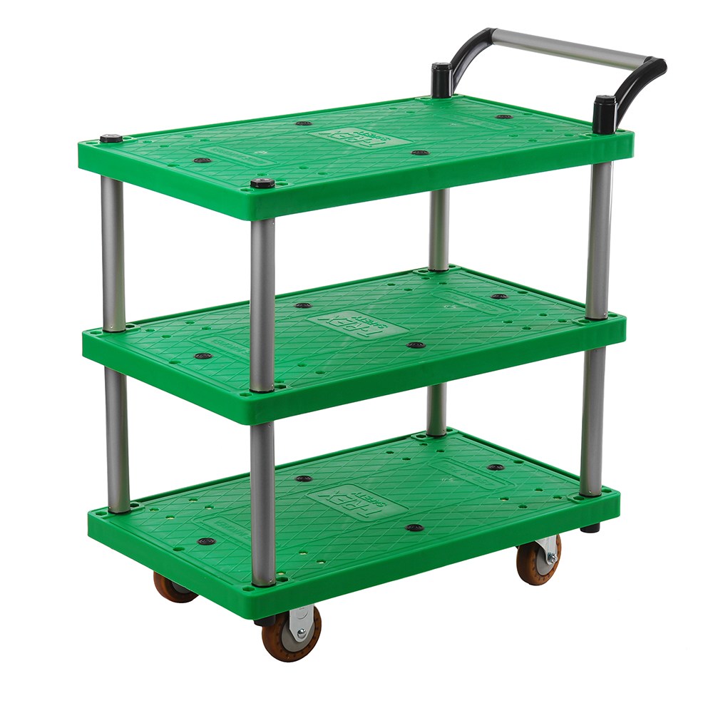 티렉스캐스터 3단 서빙카트 식당 운반카트, 1개, 혼합색상 95,890원