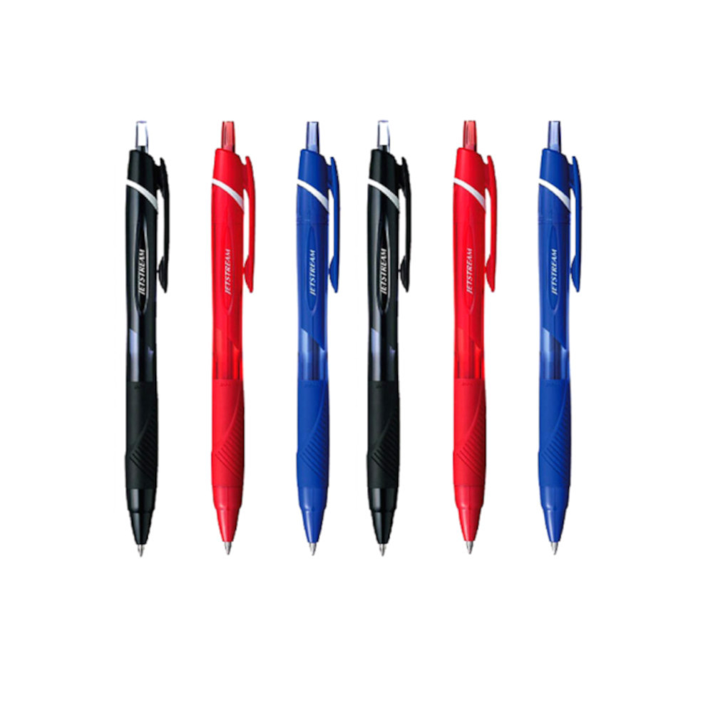 유니 유성펜 제트스트림 SXN-150-07 0.7mm 블랙(2개)+레드(2개)+블루(2개) 15,000원