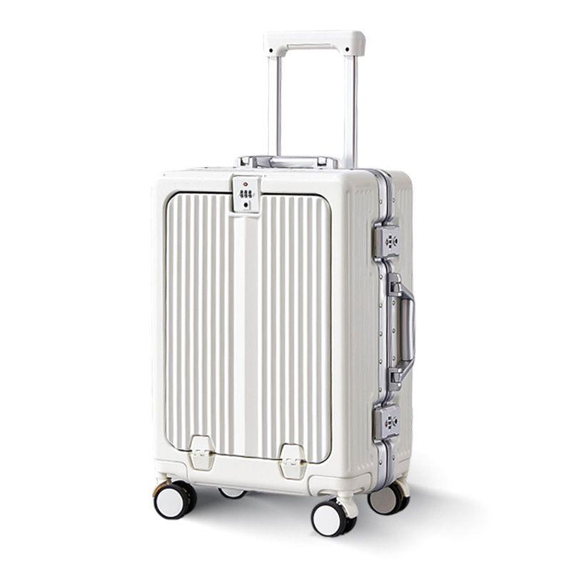 Maxinsk 최신형 알루미늄 프레임 여행 캐리어 프론트 오픈 케리어 USB 충전 다용도 캐리어 105,900원