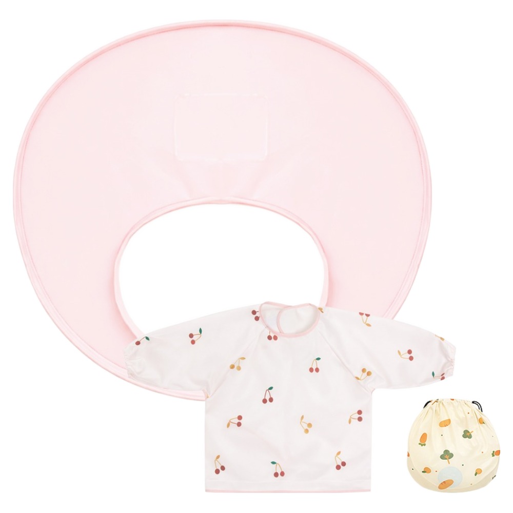 더마더 자기주도 이유식매트 라운드 + 긴팔 턱받이 + 보관가방 세트 38,300원