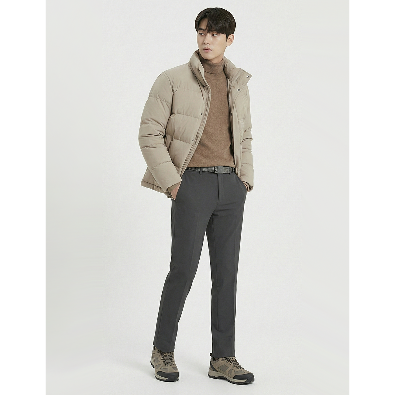 콜핑 2203PK871M 기능성 스판 사이드 밴딩 기모 일자핏 남성 겨울 등산바지 32,500원