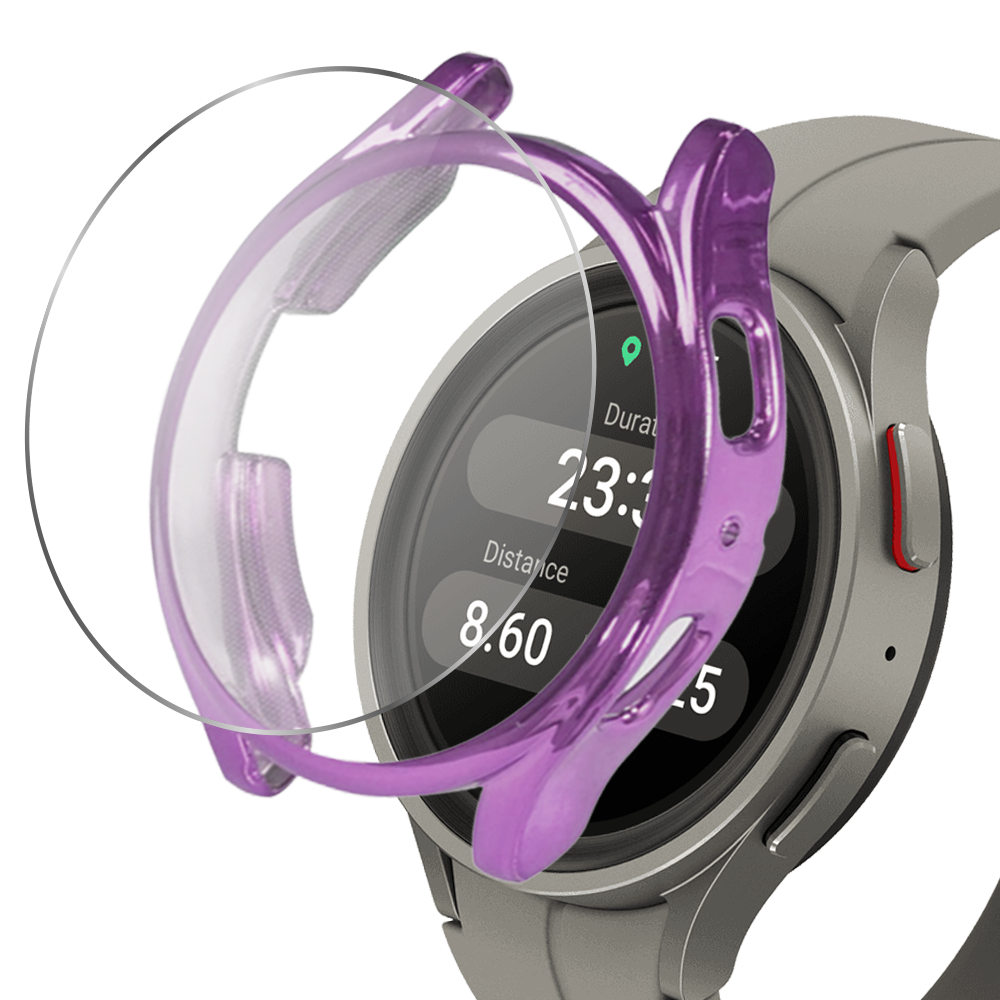 루아러블 갤럭시워치 커버 범퍼 보호 케이스 + 강화유리 9H 고강도 액정보호필름 세트 8,090원