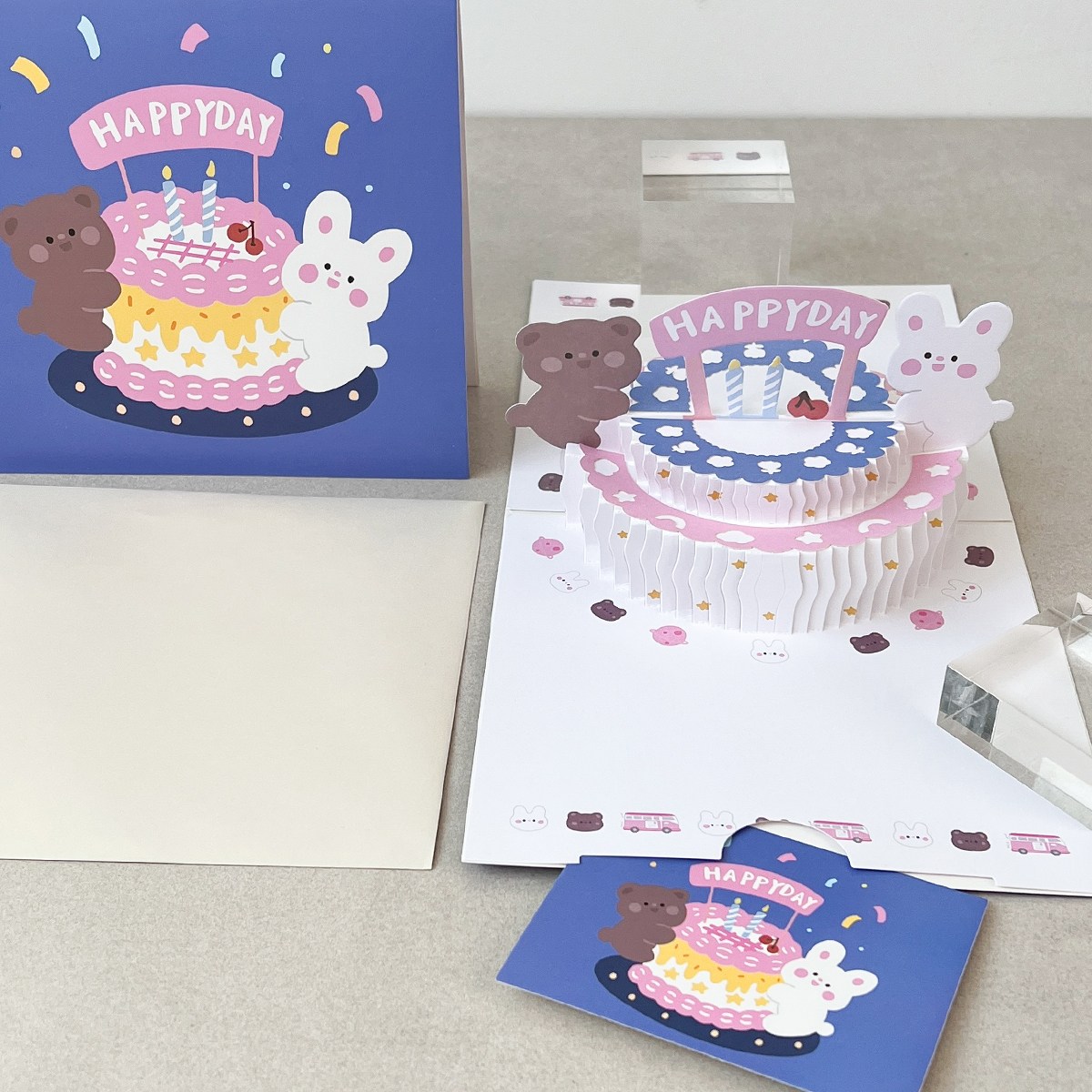 라이프웍스 3D 입체 팝업 생일 축하 메세지 카드 22종 10,900원