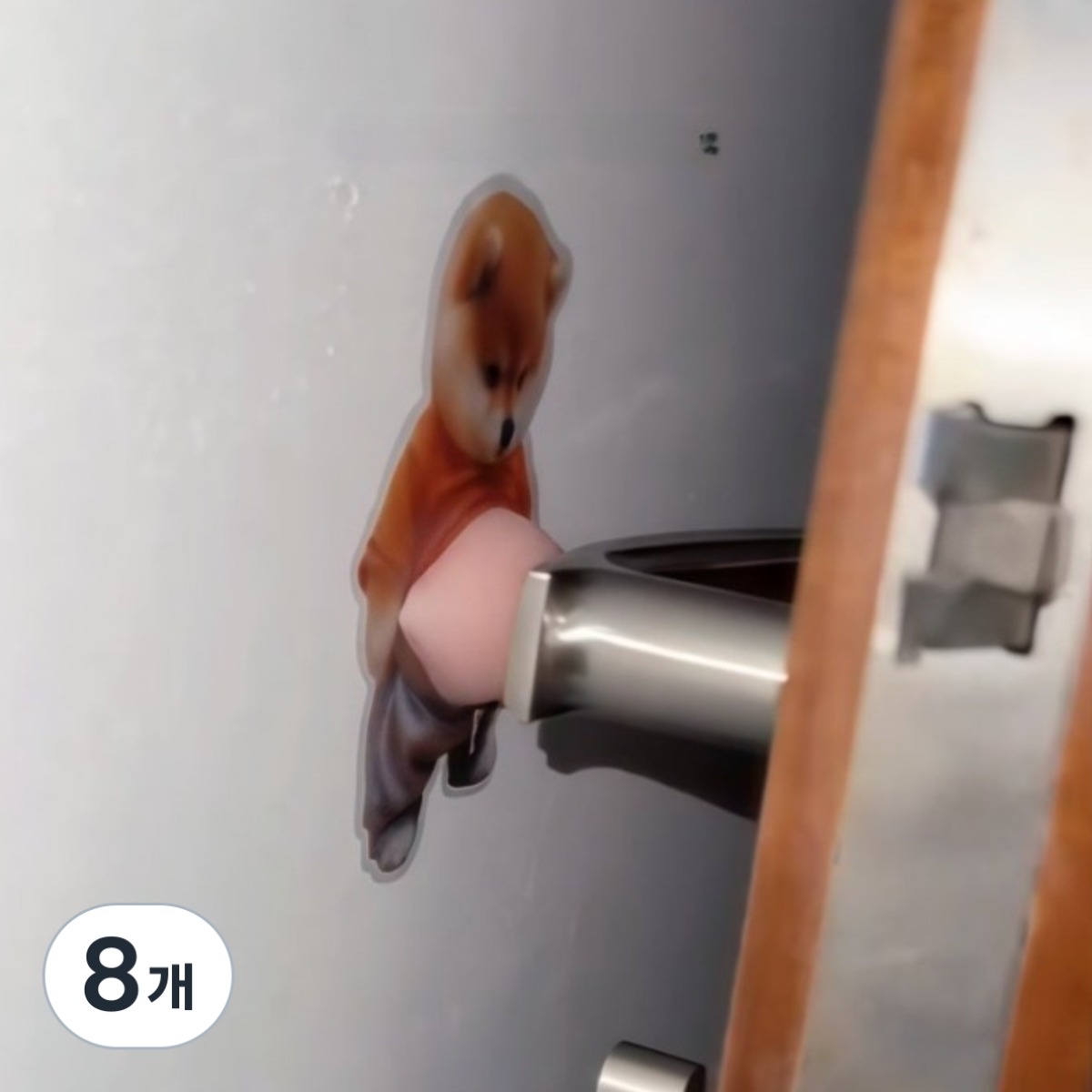 씨더블유 귀여운 시바견 스타일 문콕방지 도어가드 차량 스크래치 보호 4P, 8개, 시바견스티커 12,330원