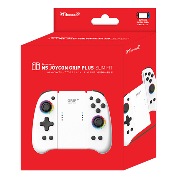 겜맥 닌텐도스위치 조이콘 그립 플러스 슬림 핏 화이트, kmns-318, 1세트 39,700원
