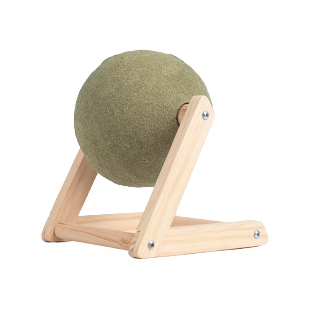 허그마이펫 고양이 롤링 캣닢 볼 캣휠 스크래쳐, 1개, 우드 27,990원