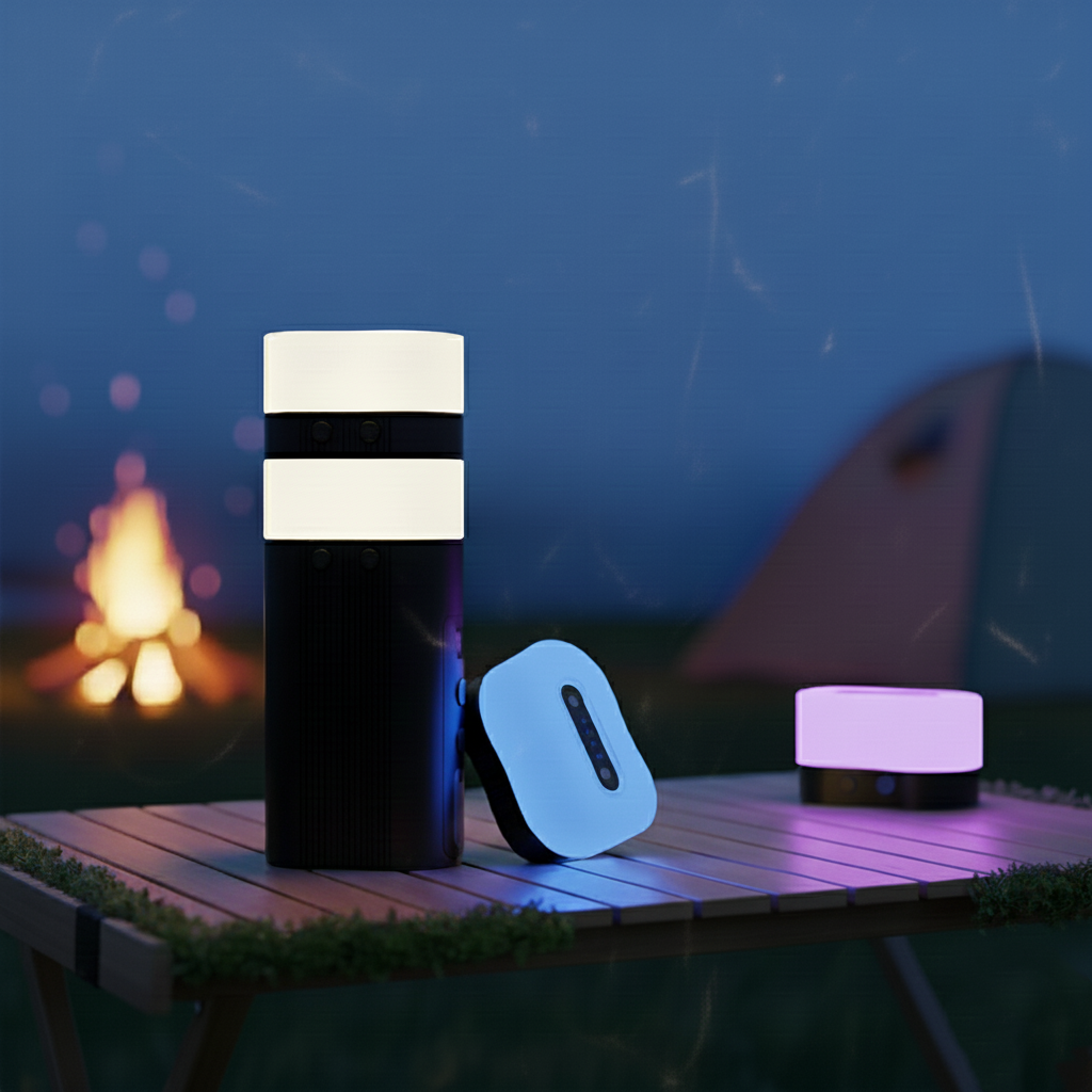 디프 휴대용 무선 LED 캠핑랜턴 무드등 보조배터리 3in1, 1개, 블랙 32,500원