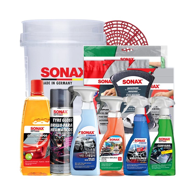 소낙스 신차 필수관리 13종 세차용품 풀 세트 세차용품 155,000원