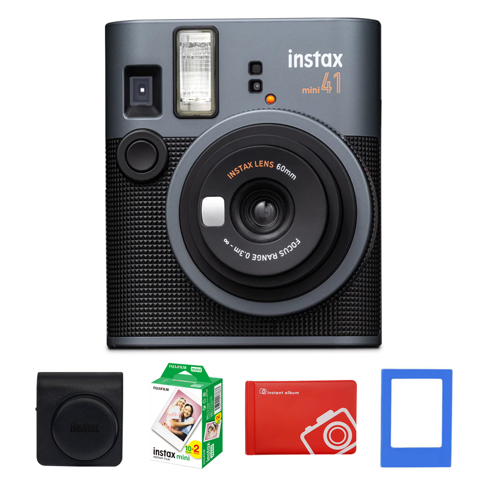 인스탁스 mini 41 블랙 + 미니필름 20p + 케이스 블랙 + 오리진 미니앨범 랜덤발송 + 미니자석액자 랜덤발송 instax mini 41, 현재가 187,800원