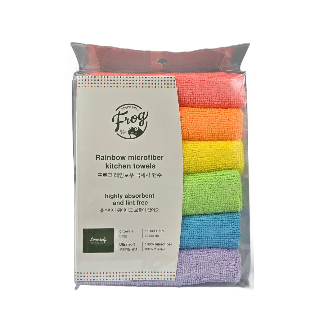 FROG 레인보우극세사행주(6P) 극세사행주 위생행주 6,850원