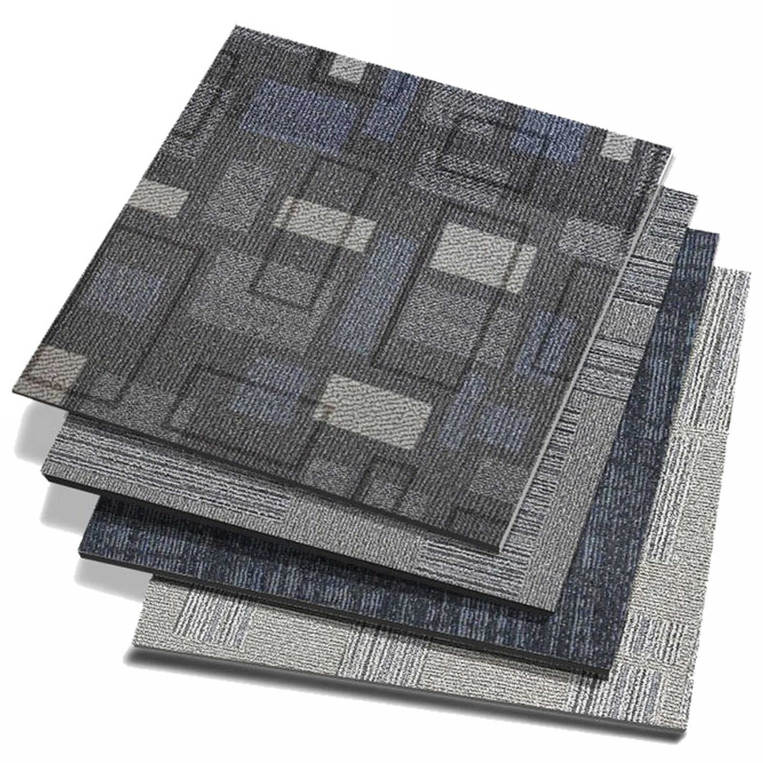 ELSECHO 카펫 무늬 모방 자착식 바닥재 가정용 사무실용 자착 바닥시트 600*600mm두께1.6mm, 16개, DTDBA01 79,900원