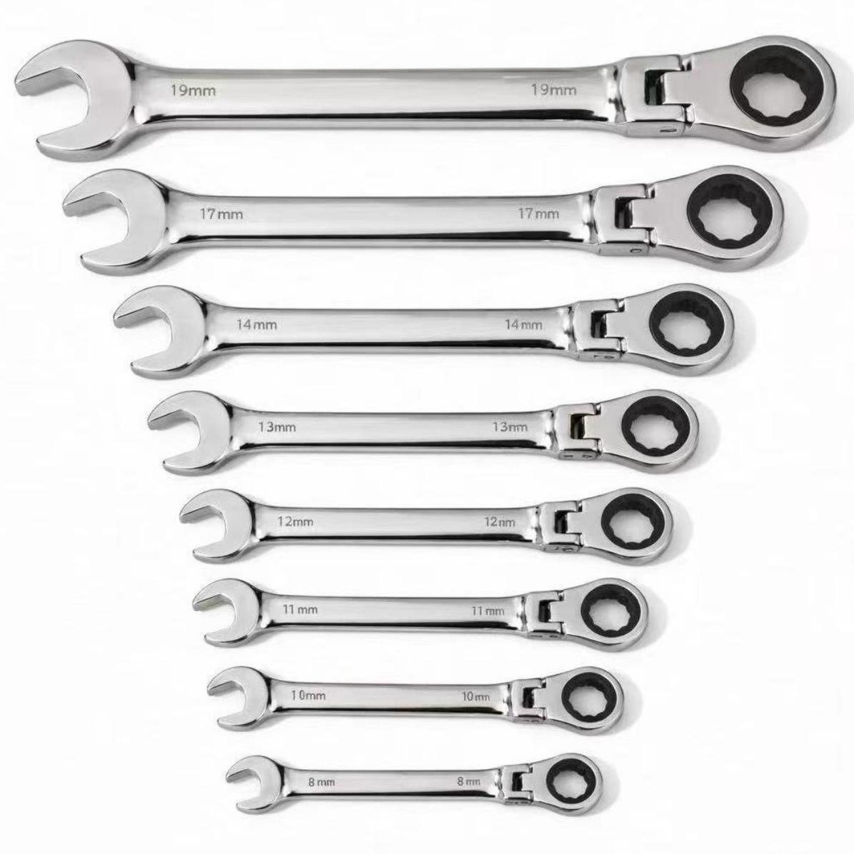 ZENOTREK 제노트렉 플렉시블 72기어라쳇렌치 스패너 8종세트, 1세트 28,600원