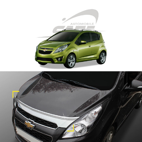 경동 K-877 스파크(2009~2015.06) 크롬 본넷가드 차량보호 도어가드 바이저 썬바이저 스포일러 햇빛가리개 크롬, 1개, 단일색상 72,000원