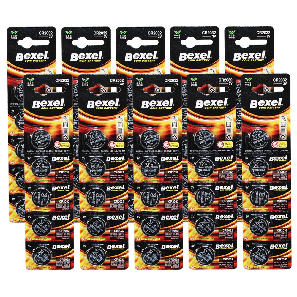 벡셀 CR2032 리튬전지 버튼셀, 5개입, 10개 16,670원