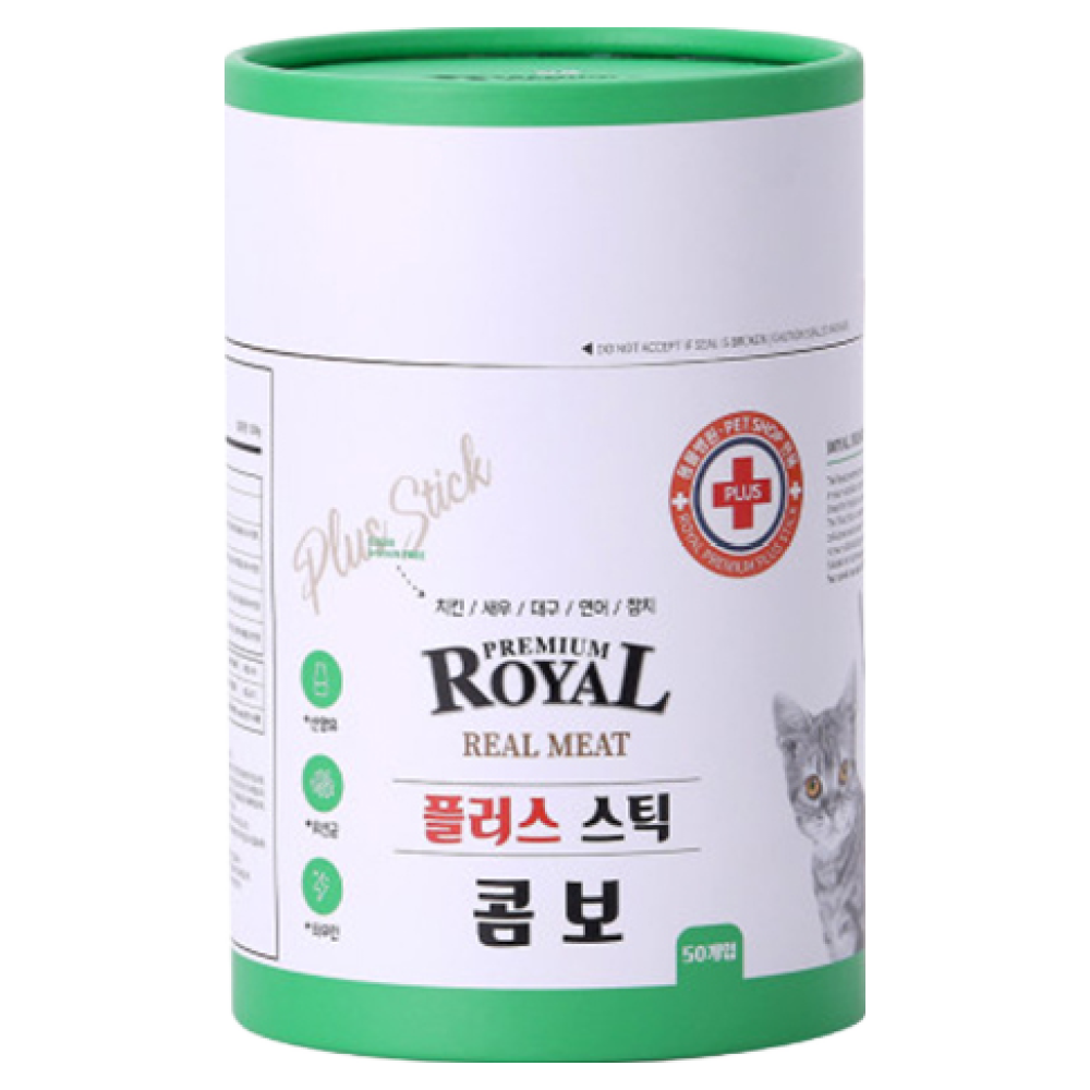 프리미엄 로얄 플러스 스틱 50p 6종 고양이간식 츄르 13,000원