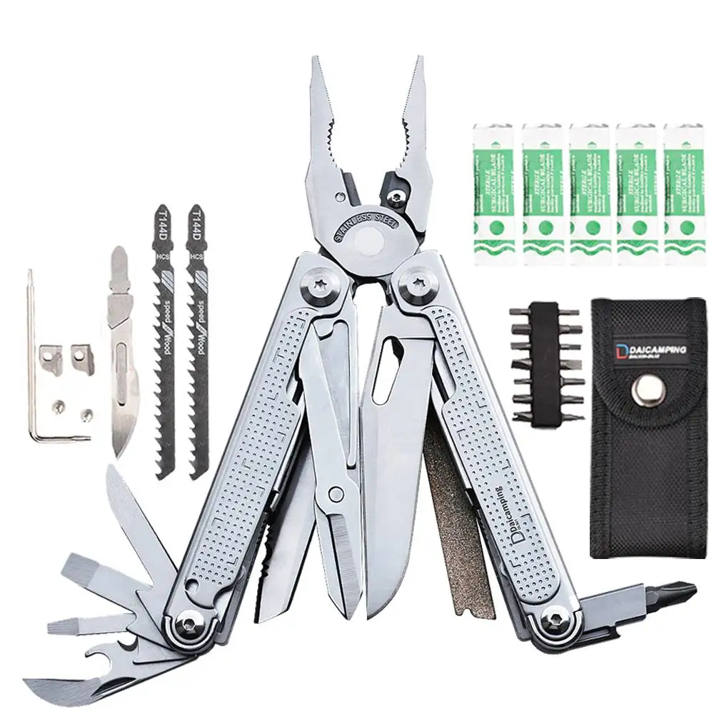 다이캠핑 DL25 DL30 EDC 멀티툴 키트 서바이벌 플라이어 세트 다기능 도구 핸드 접이식 65,300원