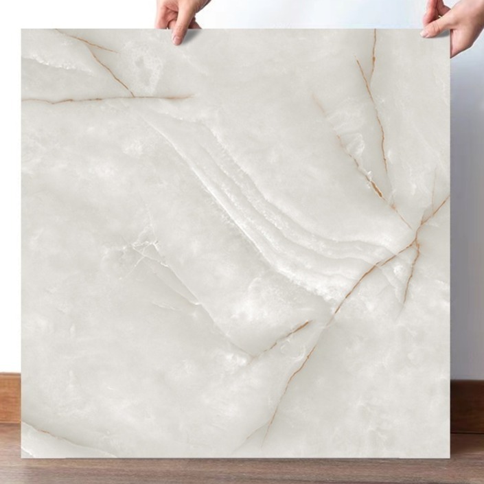 휘경일 고품질 내마모성 바닥 접착 대리석 패턴 바닥 스티커, 아이보리 그레이 마블 10,200원