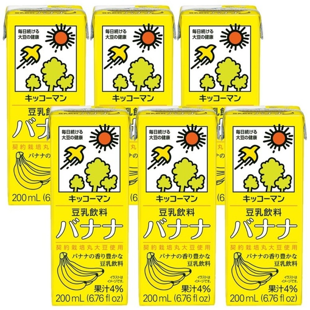 기꼬만 두유 바나나맛 200ml X 6개, 200ml, 6개 13,190원