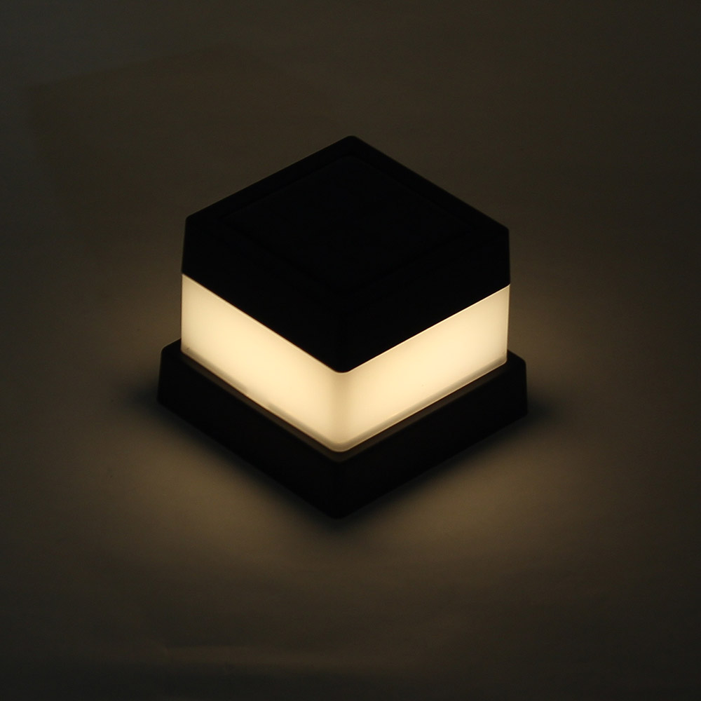 태양광 데크등 7580mm 기둥캡 태양열 조명 사각기둥 전등, 단품 12,800원