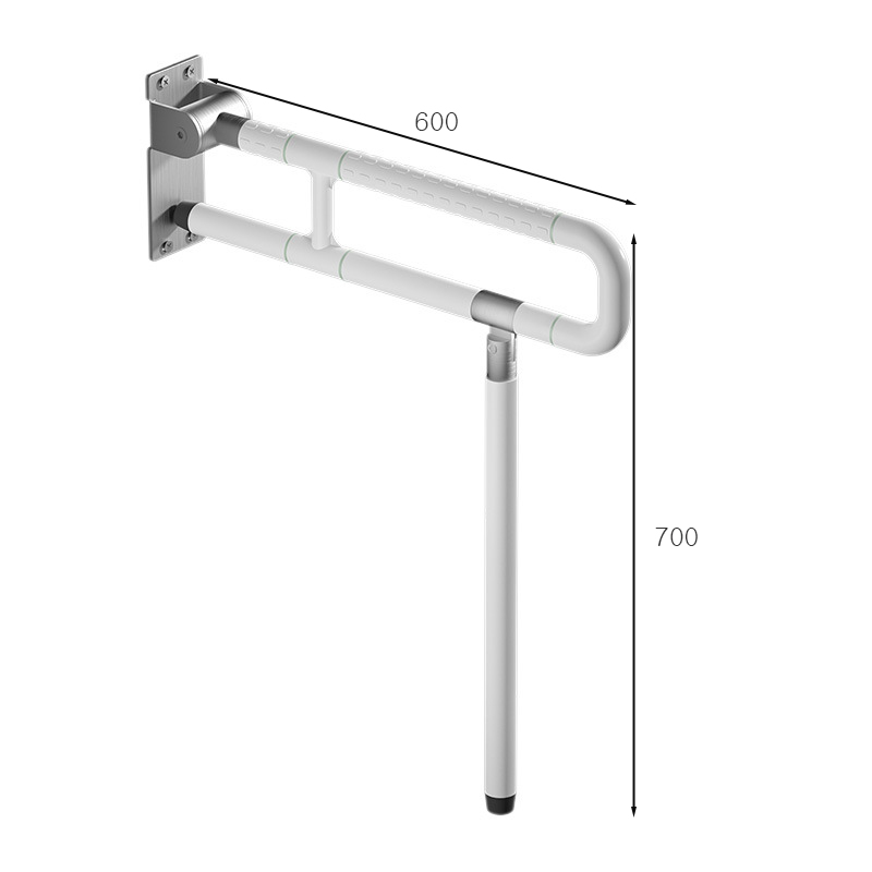 ABS화이트 장애인손잡이 화장실 양변기 상하가동식 T형 손잡이 55,000원