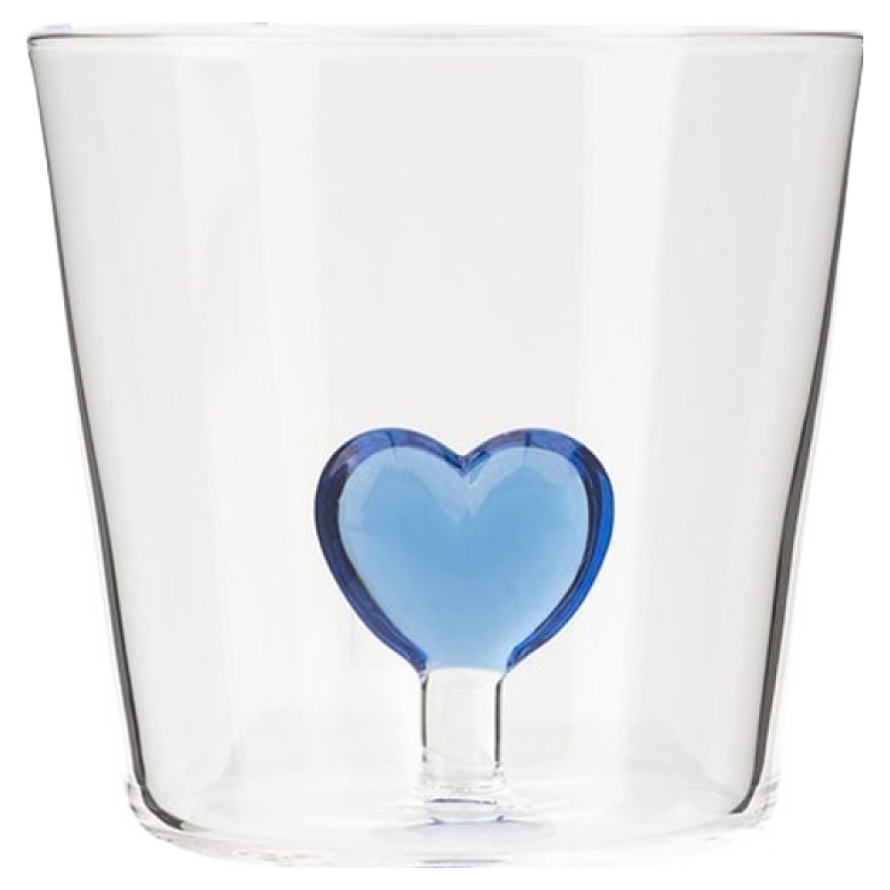 이첸도르프밀라노 쿠오레 하트 내열 유리컵 325ml, 블루, 1개 24,730원