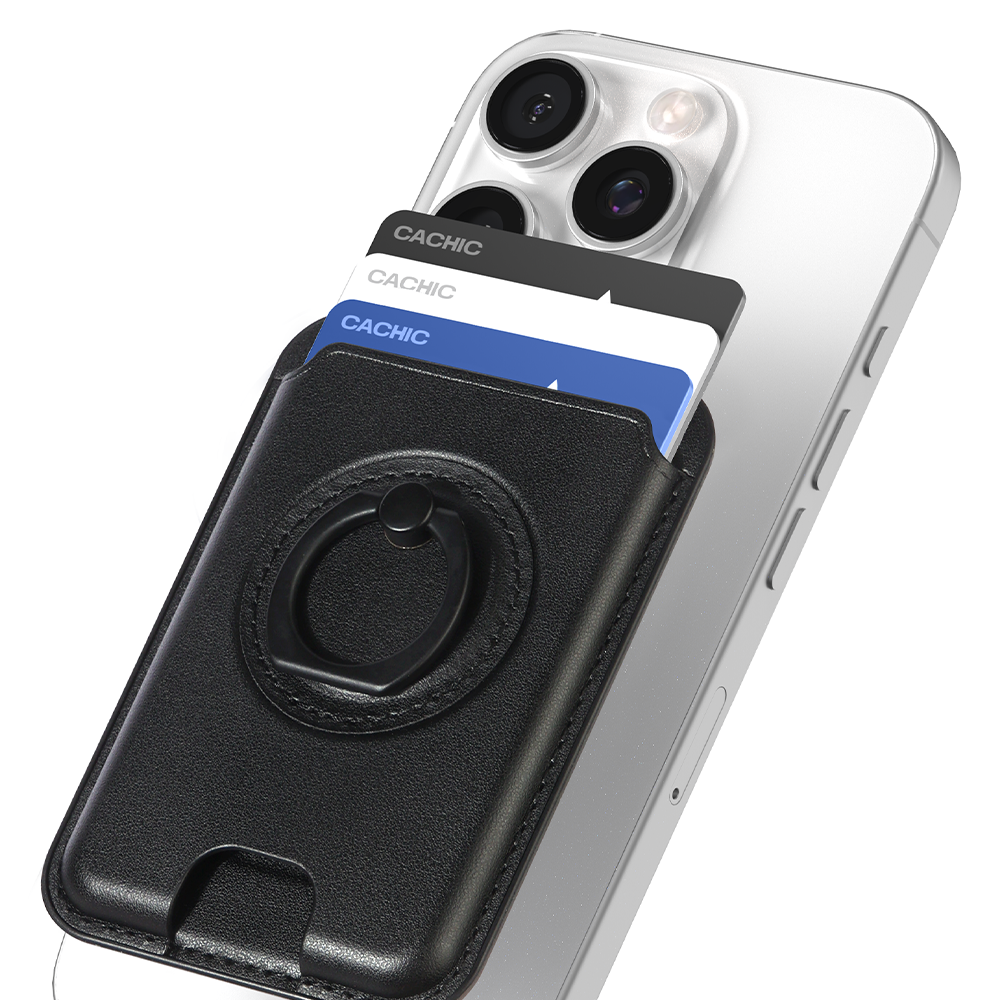 케칙 맥세이프 가죽 카드지갑 2장수납 카드포켓, 1개, 블랙 23,900원