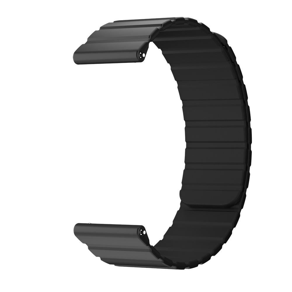 와피크 스마트워치 마그네틱 실리콘 스트랩 애플워치 갤럭시워치 호환가능 22mm, 블랙, 1개 15,900원