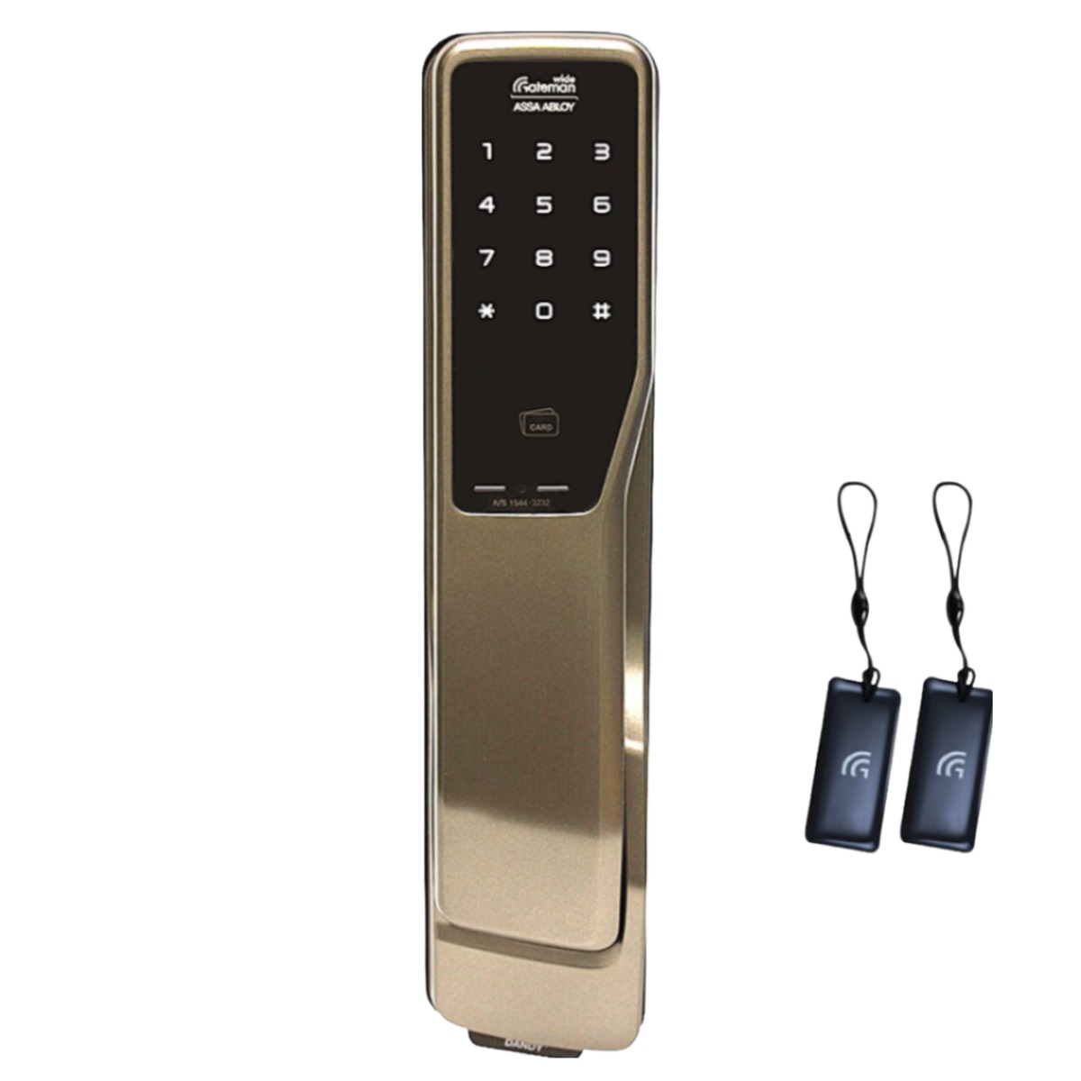 [무료설치] 게이트맨 댄디 푸시풀도어록 카드키4개+번호키 푸시바잠금(범죄예방효과) 내/외부강제잠금 허수기능 잔류지문방지 에티켓기능 3분락기능 현관문 디지털도어락, 방문설치, 게이트맨 댄디 259,000원