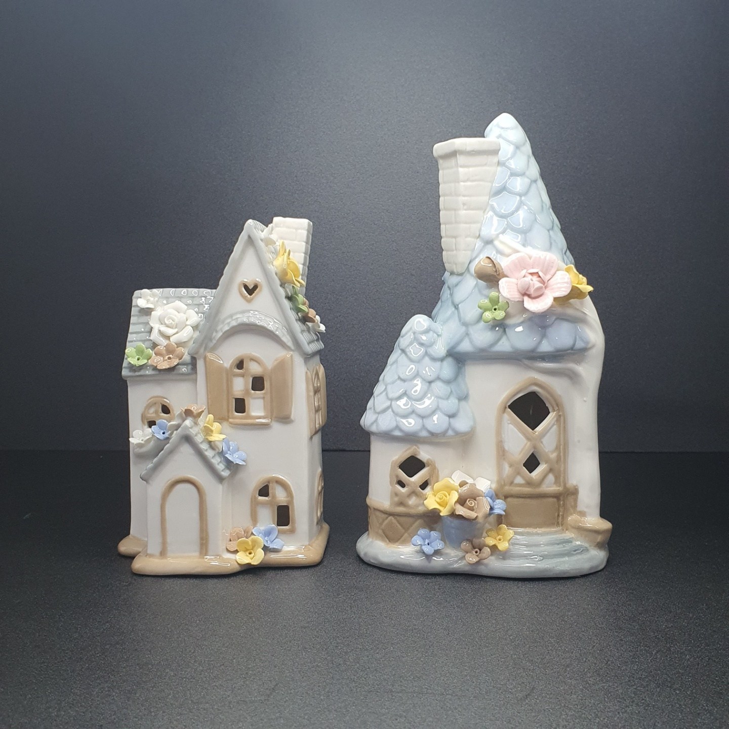 미나박스 미니어처 하우스 집 (램프) 2종 도자기 포슬린 피겨린 장식 인형 109,000원