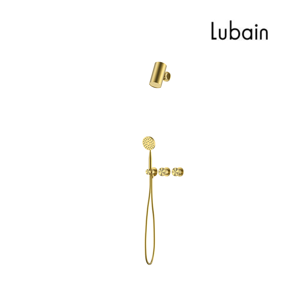 루바인 벽매립 샤워수전 아나톨레 RA0482GH 골드헤어라인 2WAY 790,000원