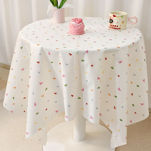 GUNU 홈카페 빈티지 감성 귀여운 테이블보, 나비리본, 1개, 90 x 90 cm 6,680원