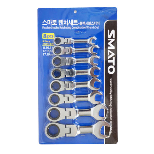 스마토 라쳇 콤비 렌치 플렉시블 스터비 8종 세트 28,970원