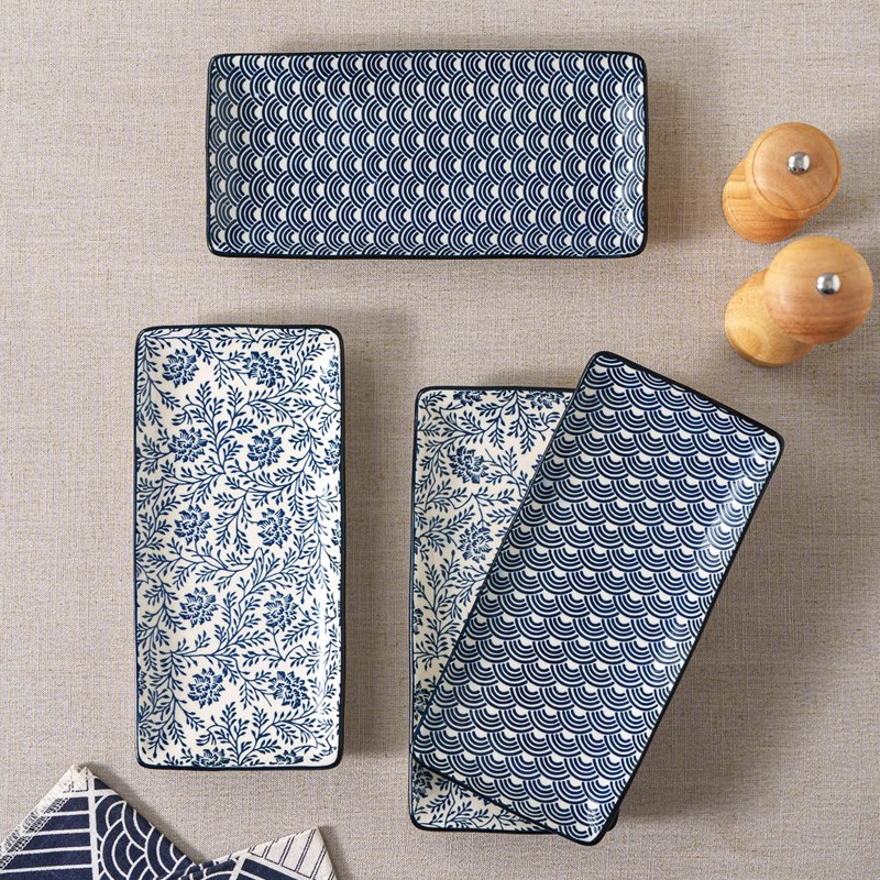 Jin zhong tai 세라믹 패턴 접시 세트 JP003 13,120원