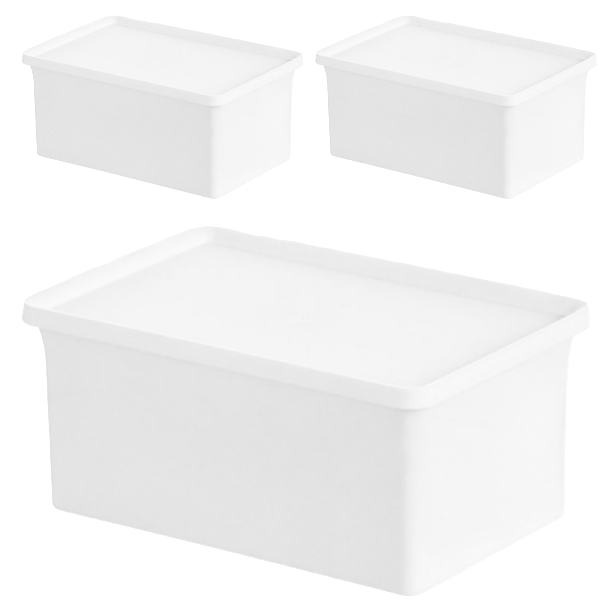 몽구밍 세탁 다용도 보관함 짧이, 화이트, 3개, 현재가 10,740원