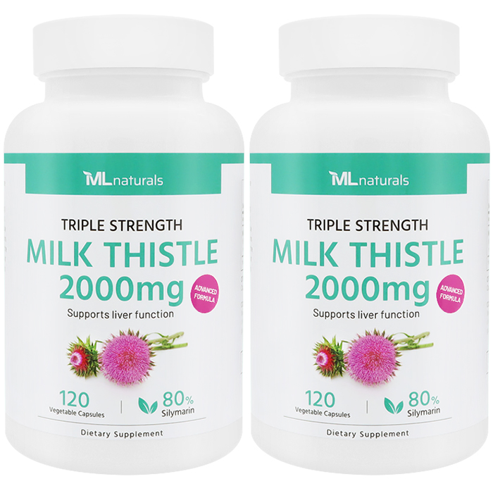 [미국빠른직구] 마이라이프 내추럴스 고함량 밀크시슬 2000mg 120정 2병, 2개, 120정 34,900원