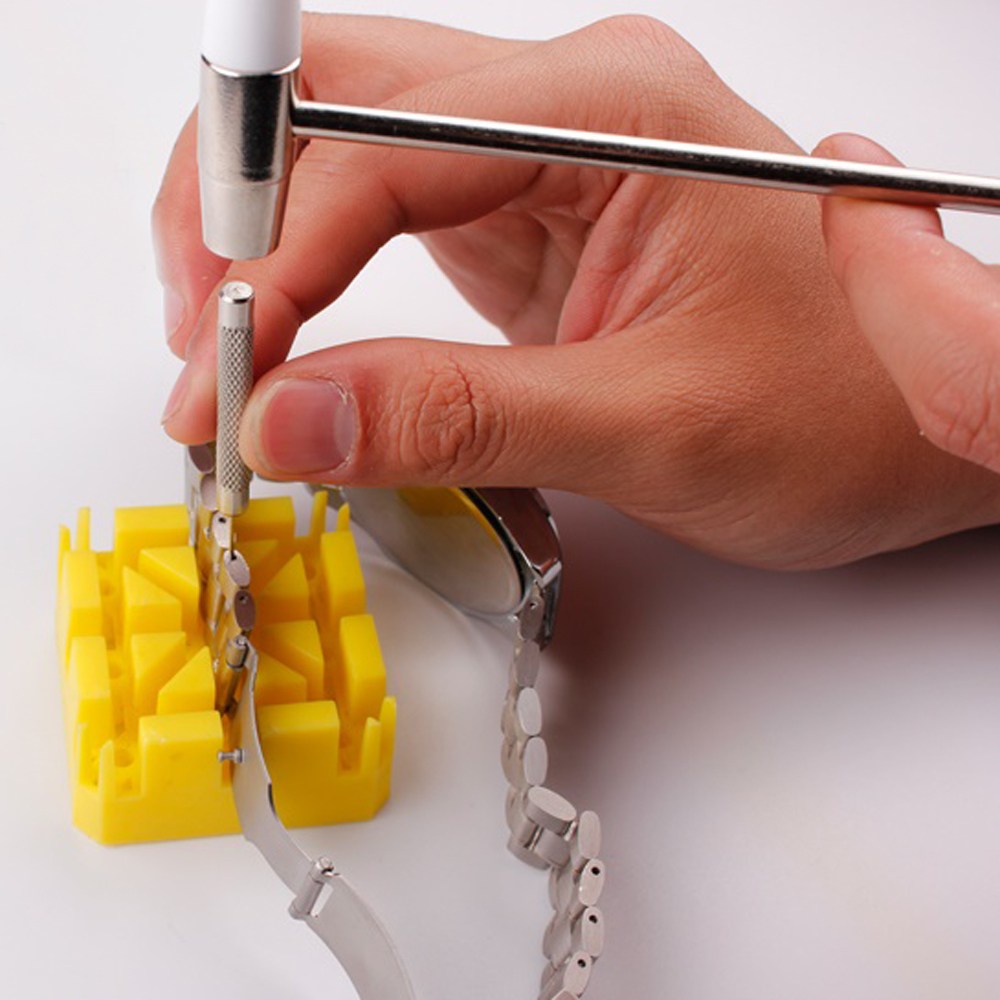 메탈 시계줄 사이즈조절 수리기 망치형 밴드줄임 수선공구 버클 줄교체 시계도구 5,490원