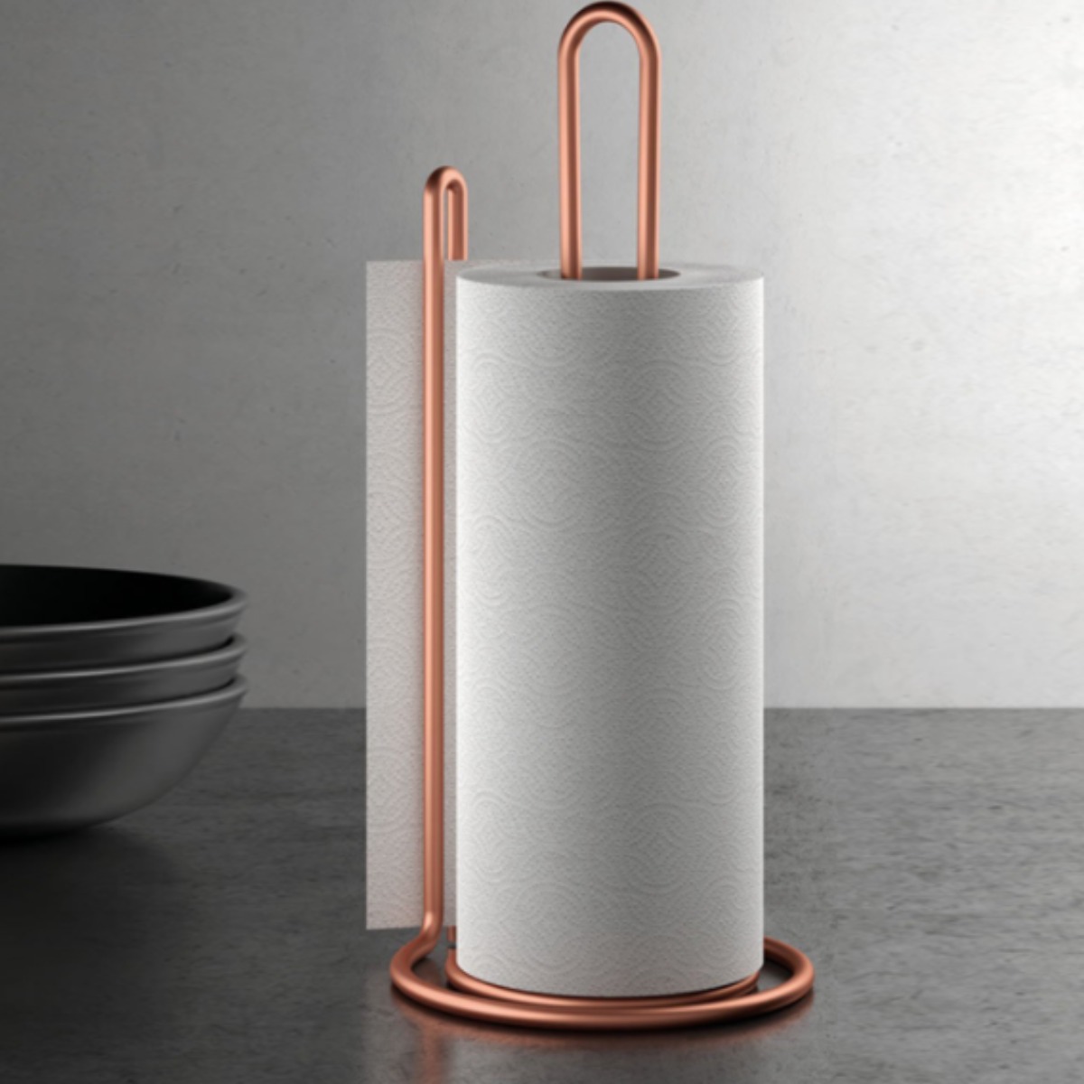 허니상점 마이롤 메탈텍스 키친타올 홀더 코퍼 컬러 키친타월 걸이 거치대, 1개 26,000원