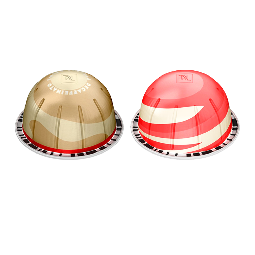 네스프레소 버츄오 캡슐 커피 봄을 닮은 머그 2종 (화이트 초콜릿 & 스트로베리향 커피, 스위트 바닐라향 디카페인) 31,980원