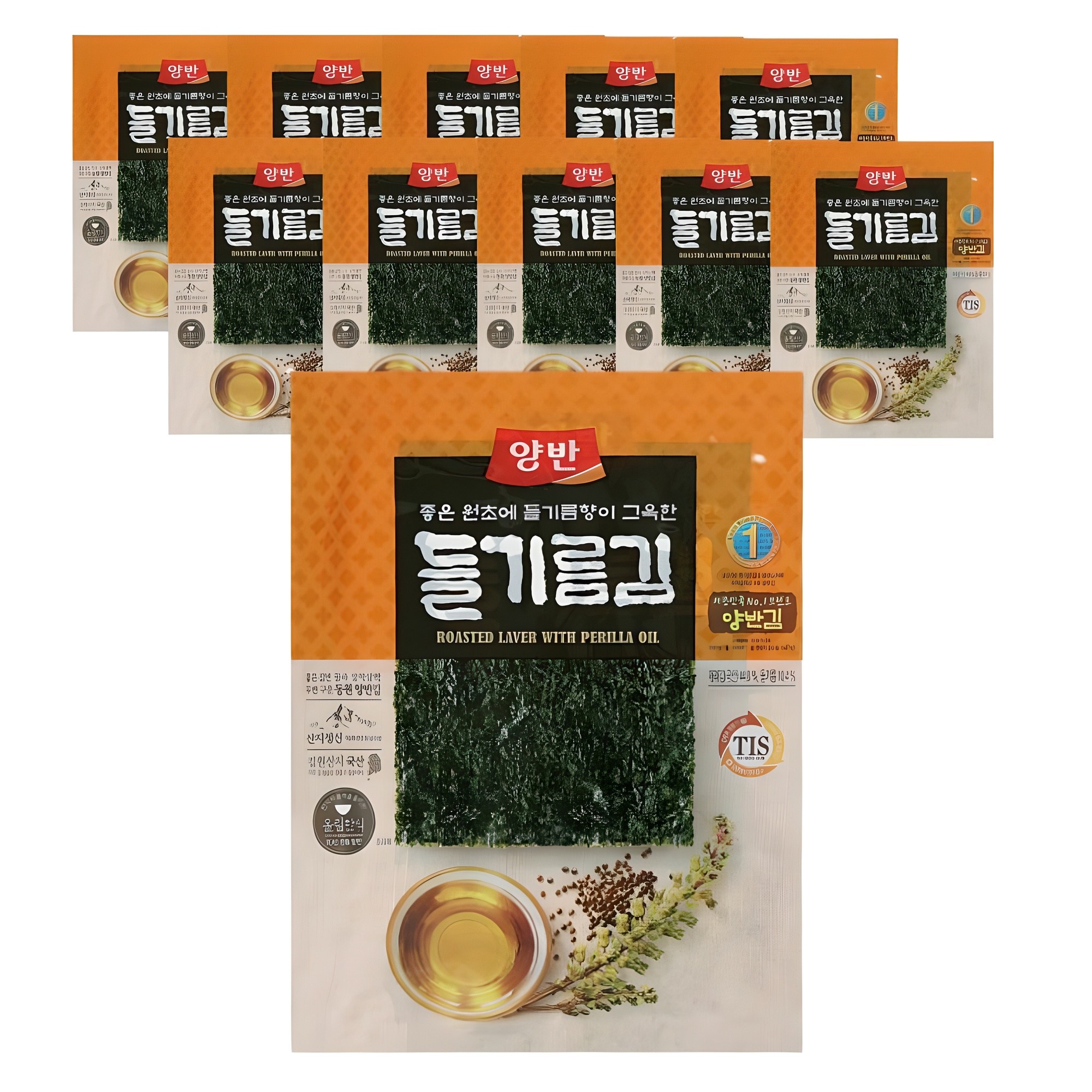 동원 양반김 들기름 전장김 10봉 18,250원